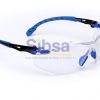 3M™ Solus™ Serie 1000, S1101SGAF, Mica Clara Anti-Empaño Scotchgard™ con Patillas, Marco Azul, 20 por caja Identificación 3M 70071694510