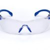 3M™ Solus™ Serie 1000, S1101SGAF, Mica Clara Anti-Empaño Scotchgard™ con Patillas, Marco Azul, 20 por caja Identificación 3M 70071694510 - Imagen 2