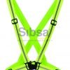 CHAL-JYR-SR-1088 CHALECO VERDE CARRILLERO ELASTICO DE ALTA VISIBILIDAD JYRSA